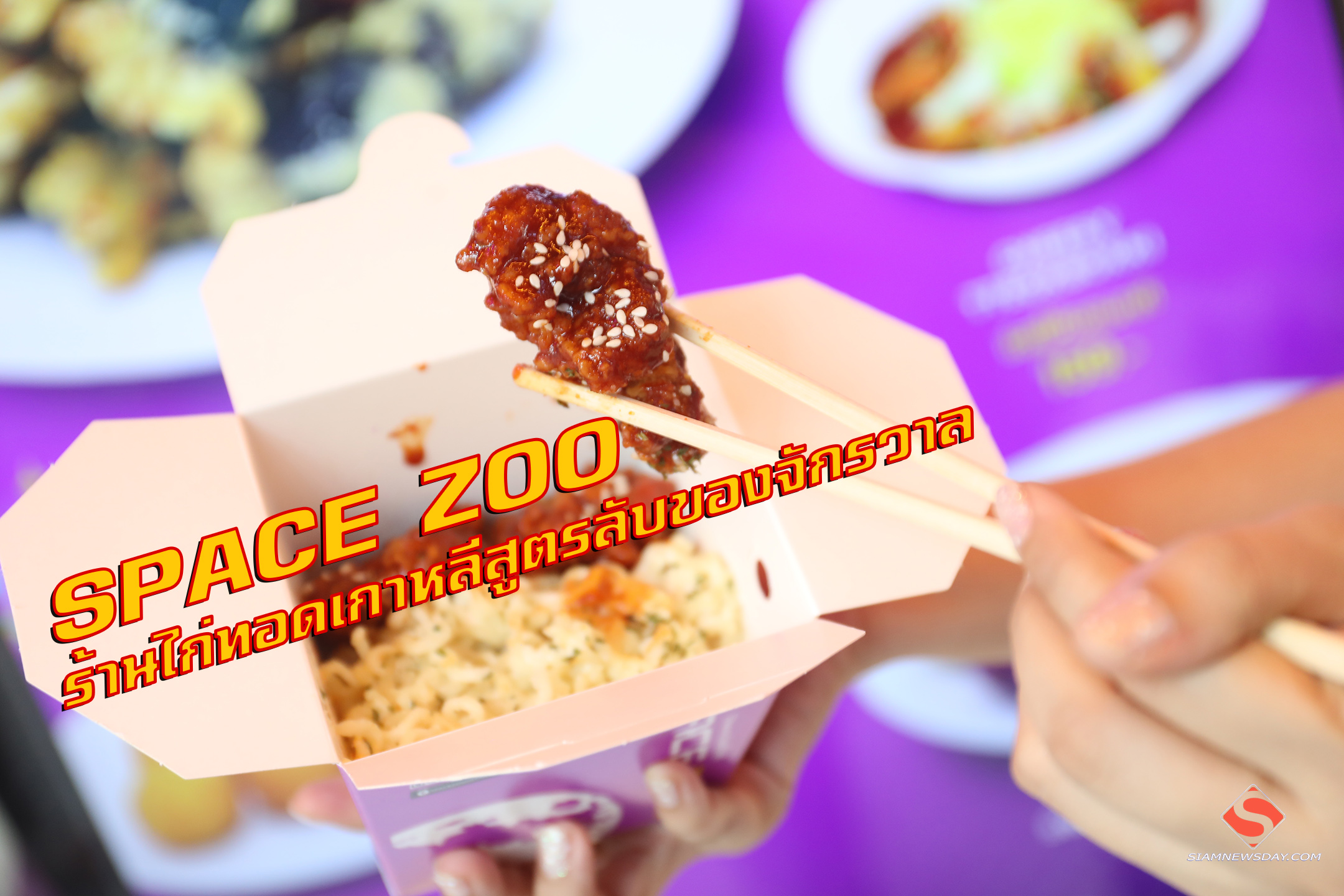“SPACE ZOO”   ร้านไก่ทอดเกาหลีสูตรลับของจักรวาล